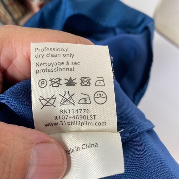 3.1 Philip Lim Silk Strapless Ruffle Cocktail Dress Bubble Hem Womens Size 8R - Picture 7 of 8